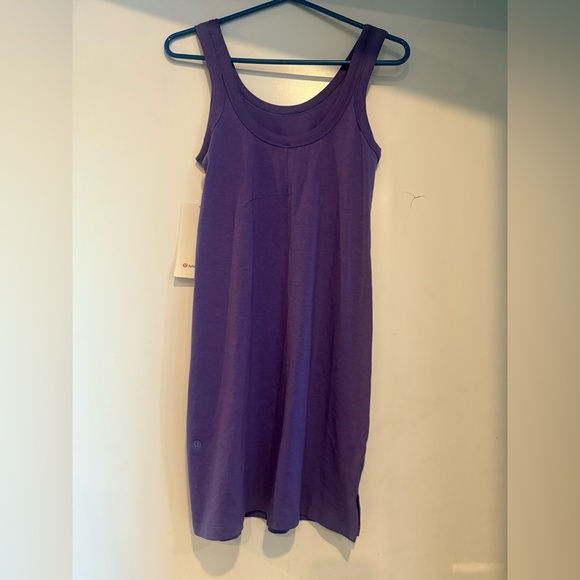 Lululemon Classic Cotton Fit Blend Scoop Dress Size 2 - Picture 3 of 5